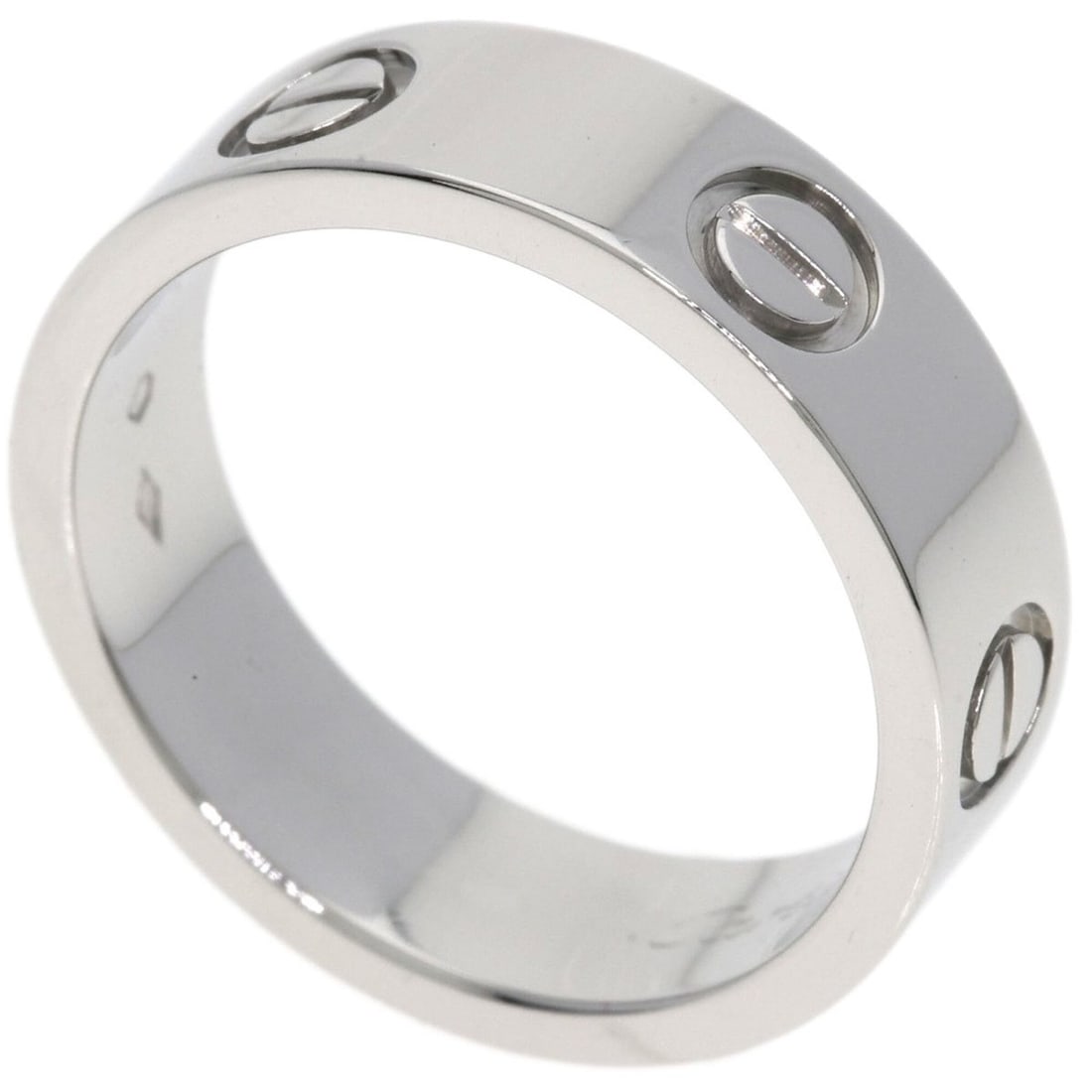 Cartier Love Ring #53, Platinum PT950, Women's Ring, CARTIER: --- Catalog ---Category: SizeJP Size: 13US Size: 6.5Category: DesignType: Band ringGender: WomenMaterial: Platinum 950Category: GeneralBrand: Cartier--- Item List ---Section: ConditionRanking: Rank A 