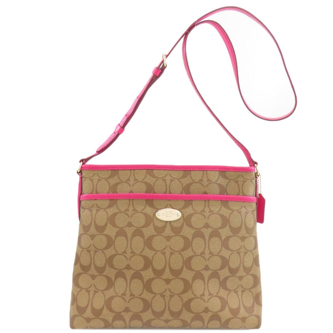 Coach F34938 Signature Shoulder Bag PVC Women's COACH (1 of 20)