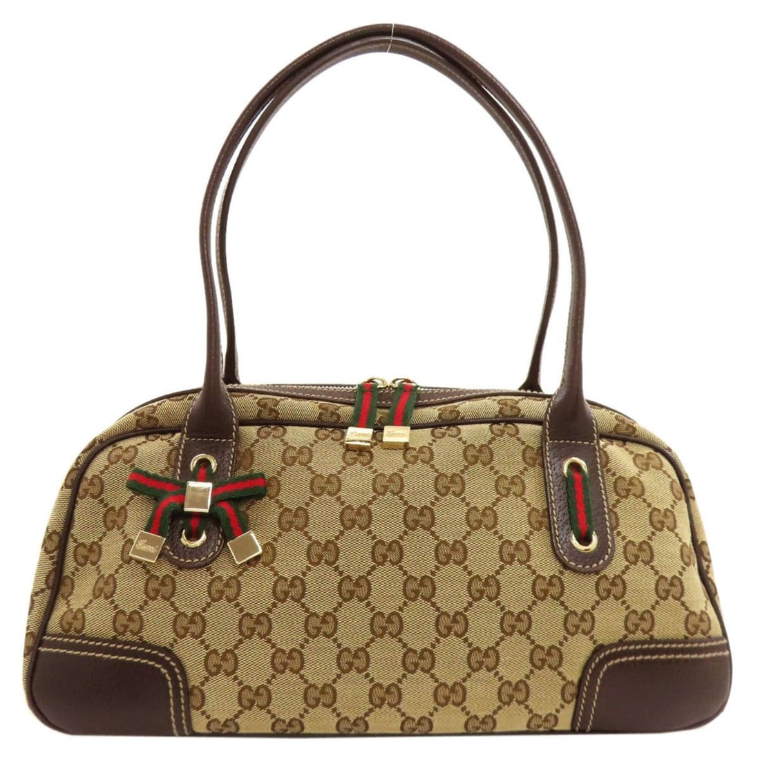 Gucci 161720 Princy GG Mini Boston Tote Bag Canvas Women's GUCCI (1 of 20)