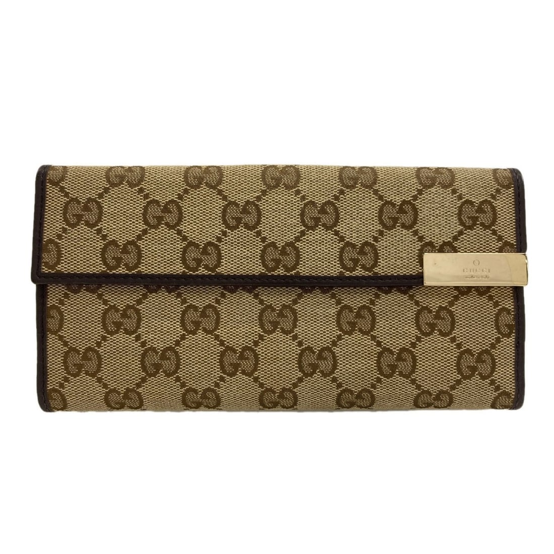 Gucci 257012 Tri-fold Wallet GG Long (with coin purse) Canvas Women's GUCCI (1 of 18)