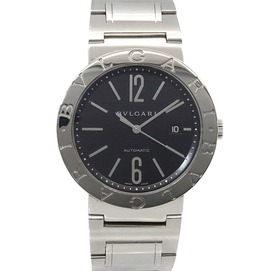 BVLGARI BB42SSAUTO Men's Watch, Date, Black, Automatic, Self-winding Watch (1 of 10)