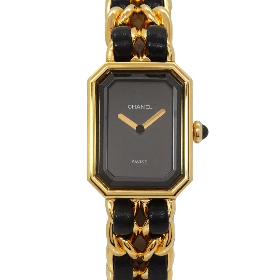 Chanel Premiere S-size H0001 Women's Watch Black Gold Quartz (1 of 14)