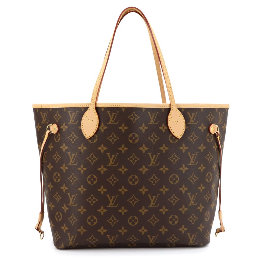 Louis Vuitton Monogram Neverfull MM Tote Handbag, Brown Cerise M46987 RFID (1 of 10)