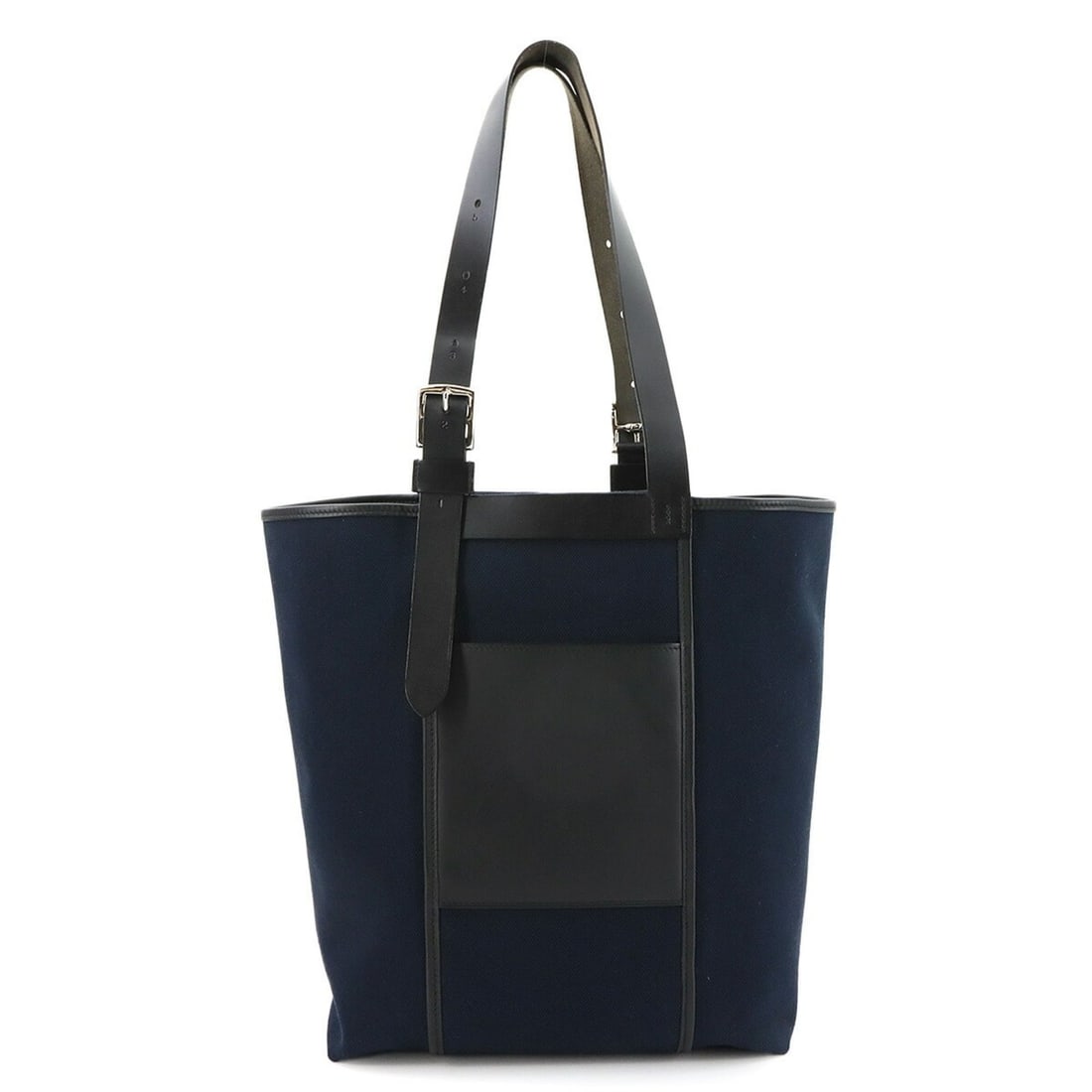 Hermes Etriviere Pocket 27 Tote Handbag, Toile Goelan Swift Leather, Vache Hunter Blue Marine Black,: --- Catalog ---Category: SizeSize (HxWxD): 35cm x 42cm x 14cm / 13.77'' x 16.53'' x 5.51''Category: DesignType: Handbag, Tote bagColor: Black, Blue marineGender: WomenMaterial: Swift leather Category: