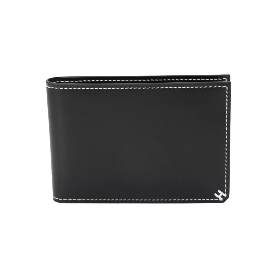 Hermes H Sellier Horizontal Business Card Holder/Card Case, Box Calf Leather, Black, B Stamp.: --- Catalog ---Category: DesignType: Card caseColor: BlackGender: WomenMaterial: Box calf leather Category: GeneralBrand: HermesCountry of Origin: FranceCategory: Physical PropertiesSize (HxWxD): 7.5c