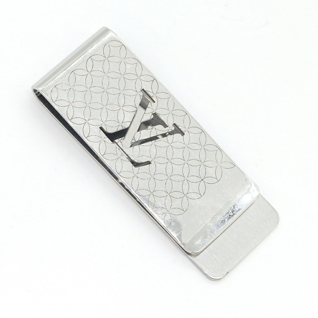 Louis Vuitton Money Clip Bill Champs-Élysées M65041 Silver Steel Wallet Holder Men's LOUIS VUITTON: --- Catalog ---Category: SizeSize (HxWxD): 6.5cm x 2.4cm / 2.55'' x 0.94''Category: DesignType: Money clipColor: SilverGender: MenCategory: GeneralBrand: Louis VuittonCountry of Origin: France--- Item