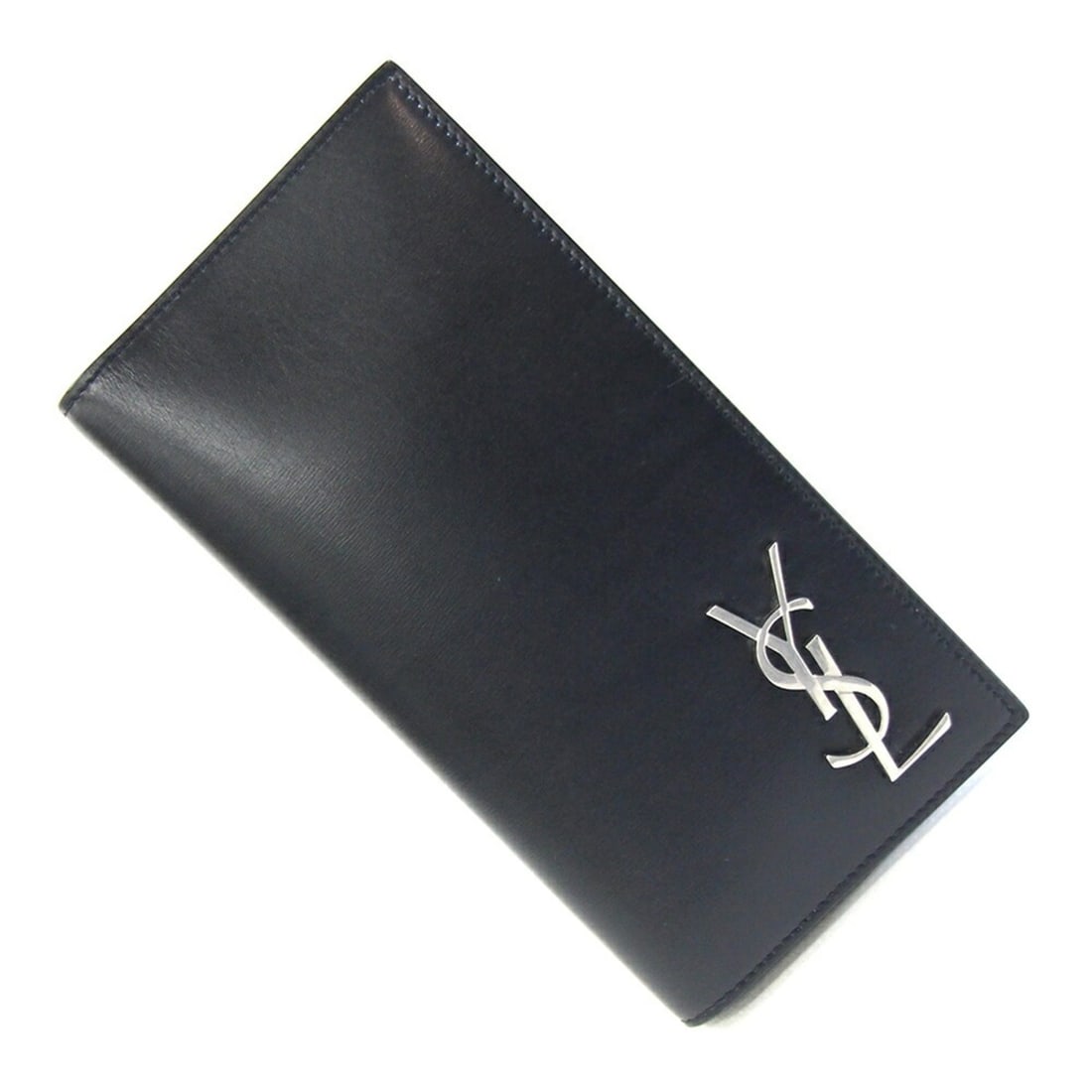 Saint Laurent Cassandra Continental Wallet 529981 Black Leather Long YSL Monogram Men's SAINT (1 of 9)