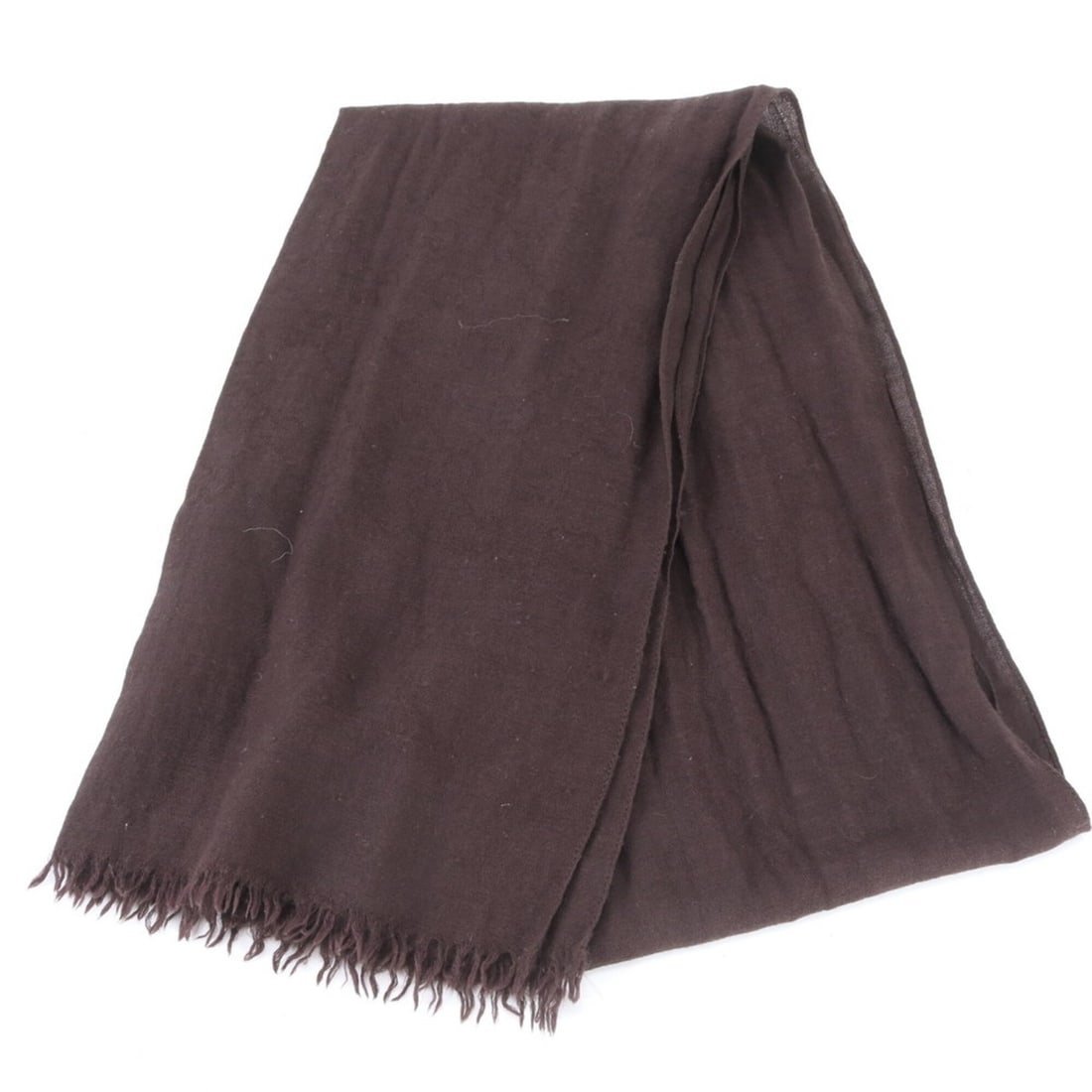 Gucci tagged GG pattern silk stole shawl fringe scarf muffler brown women's: --- Catalog ---Category: SizeSize (LxW): 1.76m x 44cm / 69.29'' x 17.32''Category: DesignType: StoleColor: BrownGender: WomenMaterial: Wool 70%, Silk 30%Category: GeneralBrand: Gucci--- Item List ---S