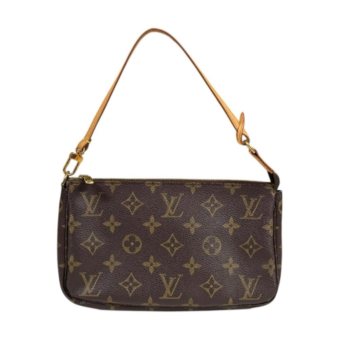 Louis Vuitton Pochette Accessoires Monogram Handbag, Canvas M51980 Brown, Women's LOUIS VUITTON (1 of 11)