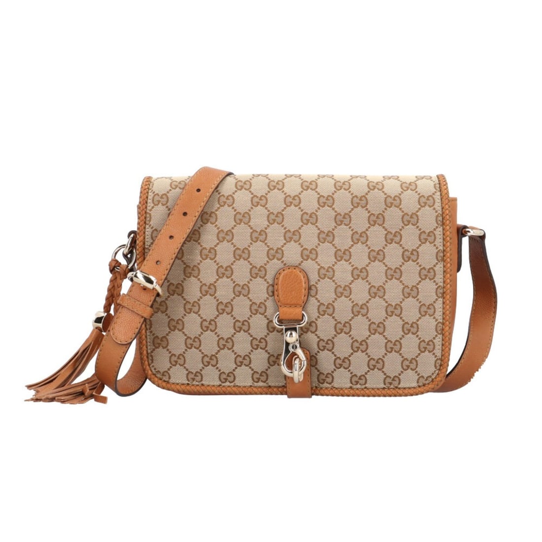 Gucci Marrakech Shoulder Bag, GG Canvas 257024, Beige, Women's, GUCCI: --- Catalog ---Category: SizeSize (HxWxD): 20cm x 27cm x 8cm / 7.87'' x 10.62'' x 3.14''Category: DesignType: Shoulder bagColor: Beige, Beige brownGender: WomenMaterial: GG canvas Category: GeneralLin