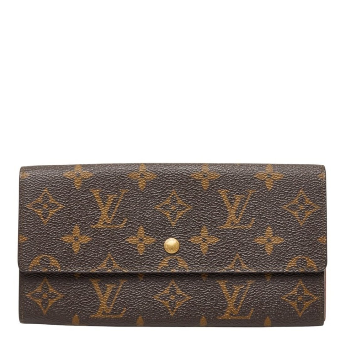 Louis Vuitton Monogram Porte Monnaie Credit Long Wallet, Billfold, M61725, Brown Leather, Women's,: --- Catalog ---Category: SizeSize (HxWxD): 10cm x 19cm x 1.5cm / 3.93'' x 7.48'' x 0.59''Category: DesignType: Long wallet (bi-fold)Color: BrownGender: WomenMaterial: PVC , Leather Category: GeneralMP