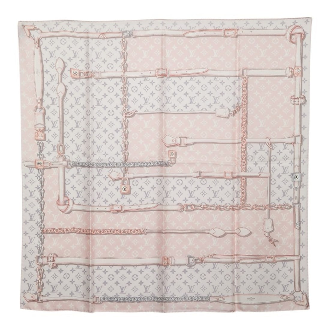 Louis Vuitton Carre Monogram Confidential Scarf M70638 Pink Silk Women's LOUIS VUITTON: --- Catalog ---Category: SizeSize (LxW): 88cm x 89cm / 34.64'' x 35.03''Category: DesignType: ScarfColor: PinkGender: WomenMaterial: Silk Category: GeneralMPN: M70638Brand: Louis Vuitton--- Item List 