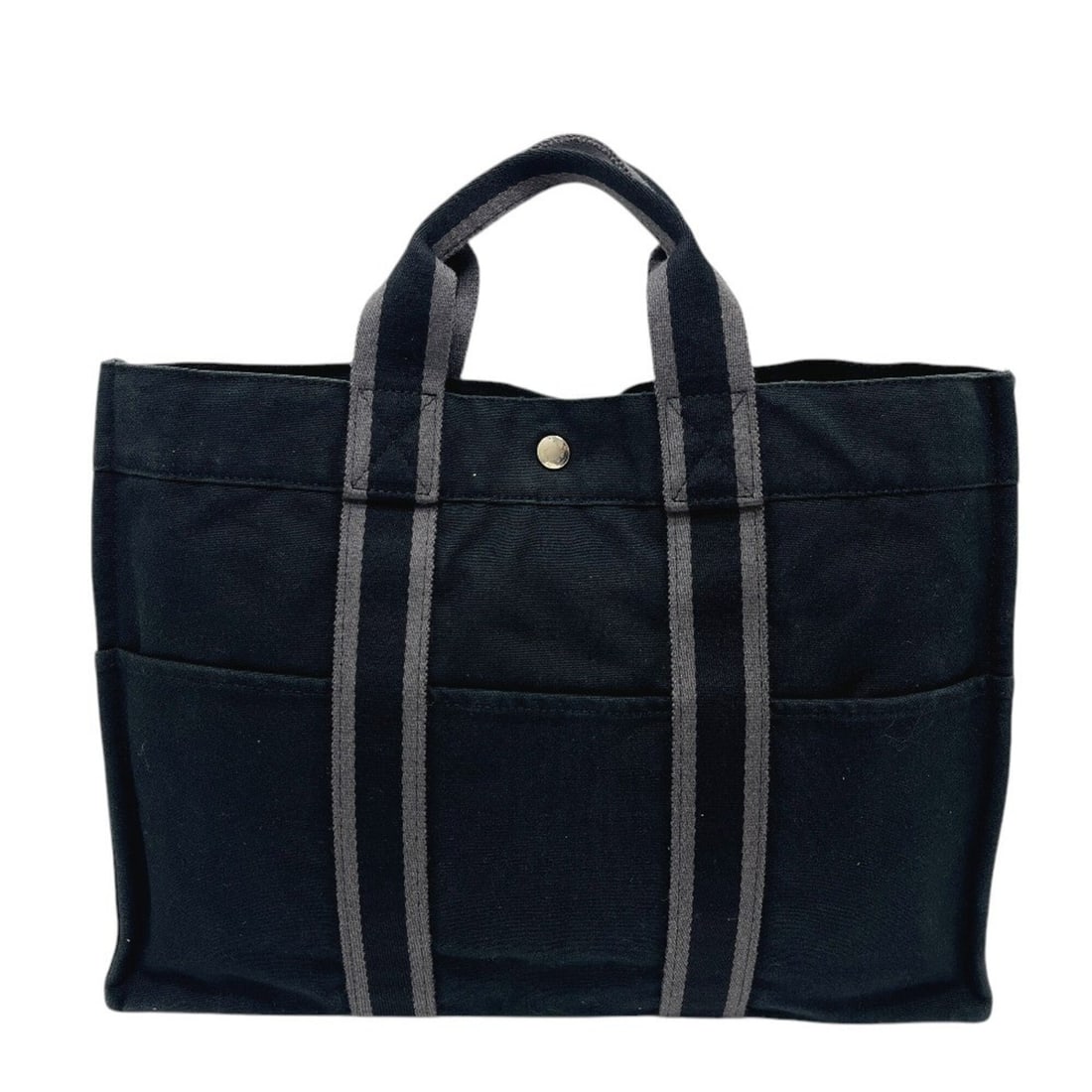 HERMES Fourre-Tout MM Bag, Tote Handbag, Canvas, Women's, Black: --- Catalog ---Category: SizeSize (HxWxD): 30cm x 42cm x 10cm / 11.81'' x 16.53'' x 3.93''Category: DesignType: Handbag, Tote bagColor: BlackGender: WomenMaterial: Canvas Category: GeneralBrand: Herme