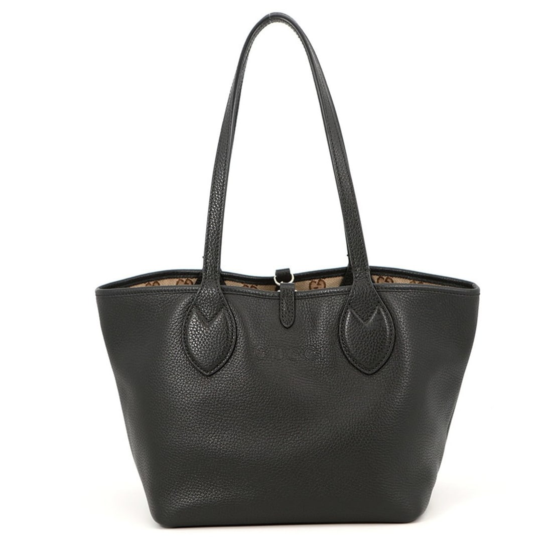 Gucci GG Canvas Tortissima Reversible Tote Bag 839124 GUCCI Black Handbag: --- Catalog ---Category: SizeSize (HxWxD): 20cm x 16cm / 7.87'' x 6.29''Category: DesignType: Handbag, Pouch, Tote bagColor: Beige, BlackGender: WomenMaterial: GG canvas Category: GeneralMPN: 839124 A
