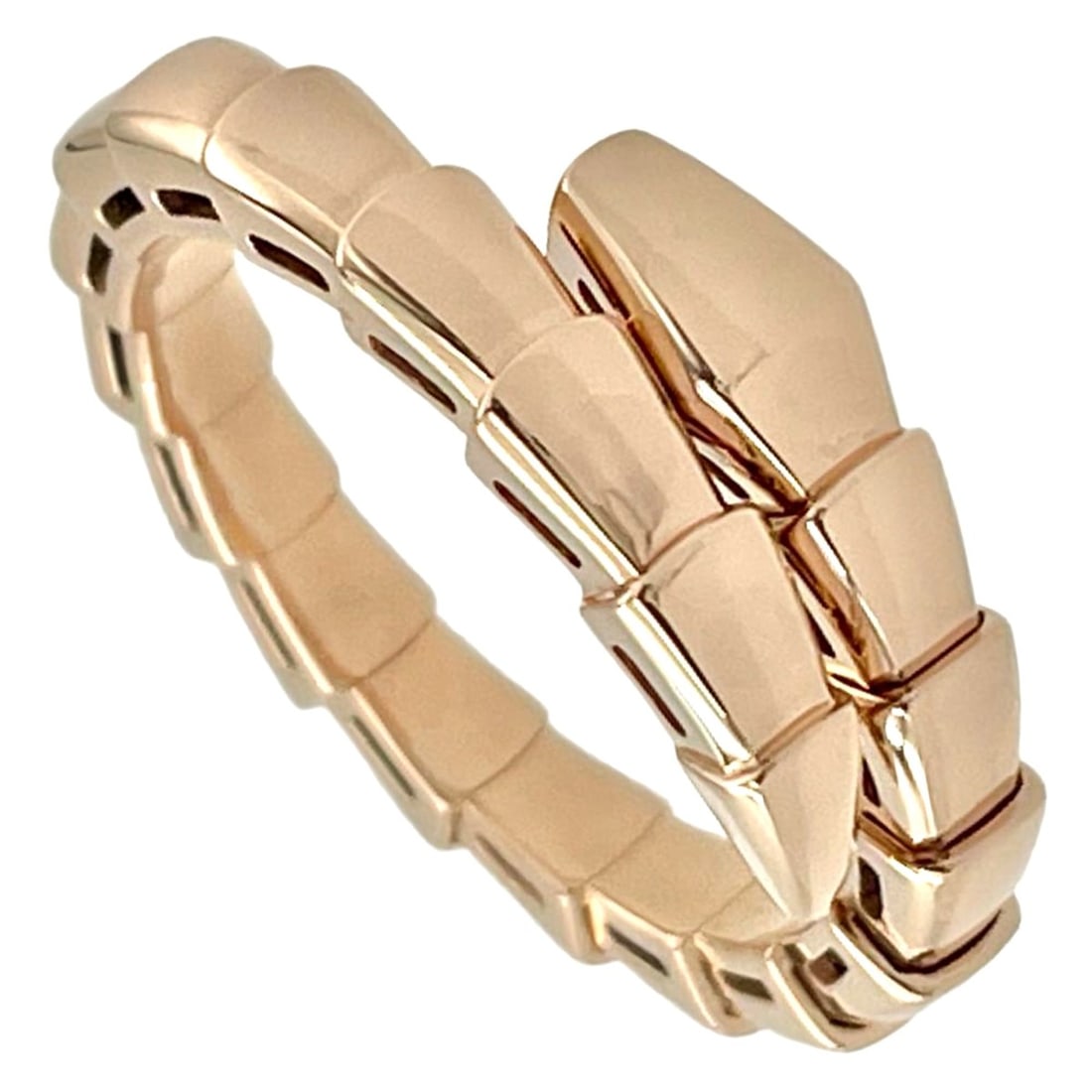 Bulgari BVLGARI Serpenti Viper Ring, approximately 18KPG (pink gold), 7.7g, XL, women's size. Item (1 of 17)