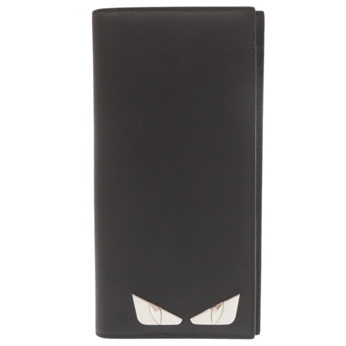 Like New Fendi Monster Leather Black Long Wallet 0947FENDI (1 of 11)
