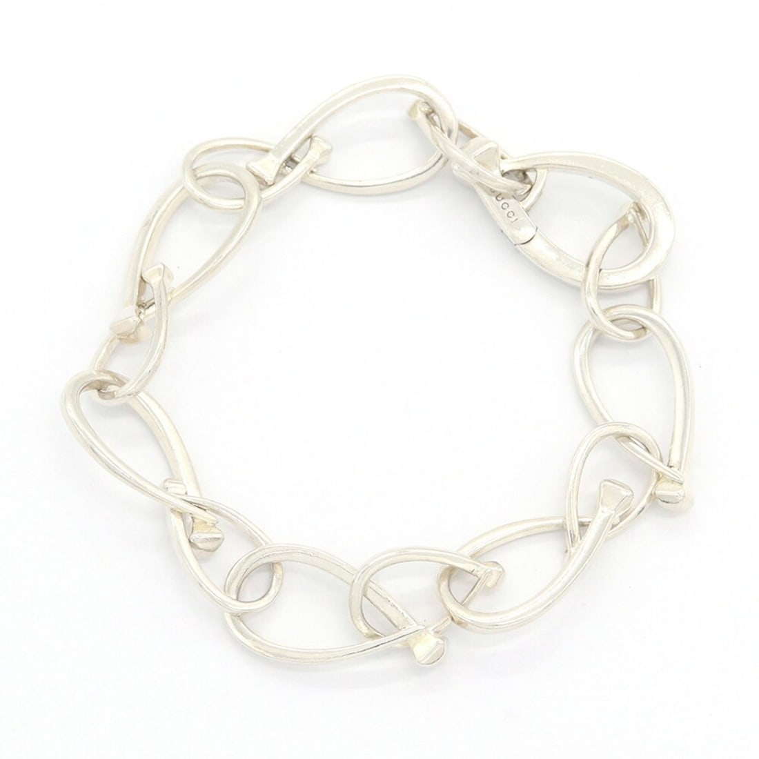 Gucci Bracelet SV Sterling Silver 925 Size 17 Men's Women's GUCCI: --- Catalog ---Category: SizeLength: 17cm / 6.69''Category: DesignType: Charm braceletColor: SilverGender: Men,WomenMaterial: Sterling silver 925Category: GeneralBrand: GucciCountry of Origin: Italy--