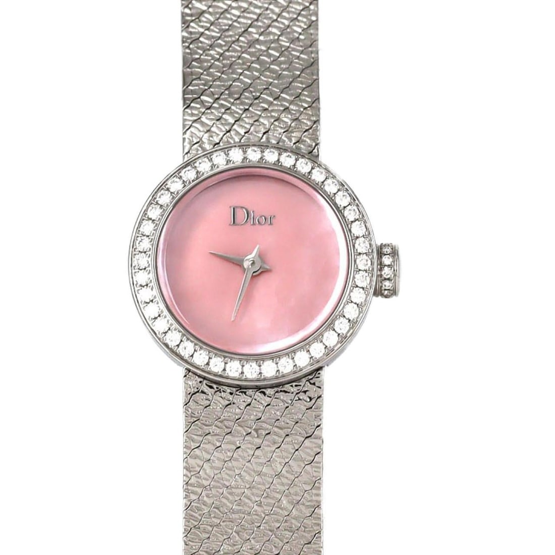 Christian Dior La Mini D de Satine CD040110M003 SS Quartz Watch (1 of 9)