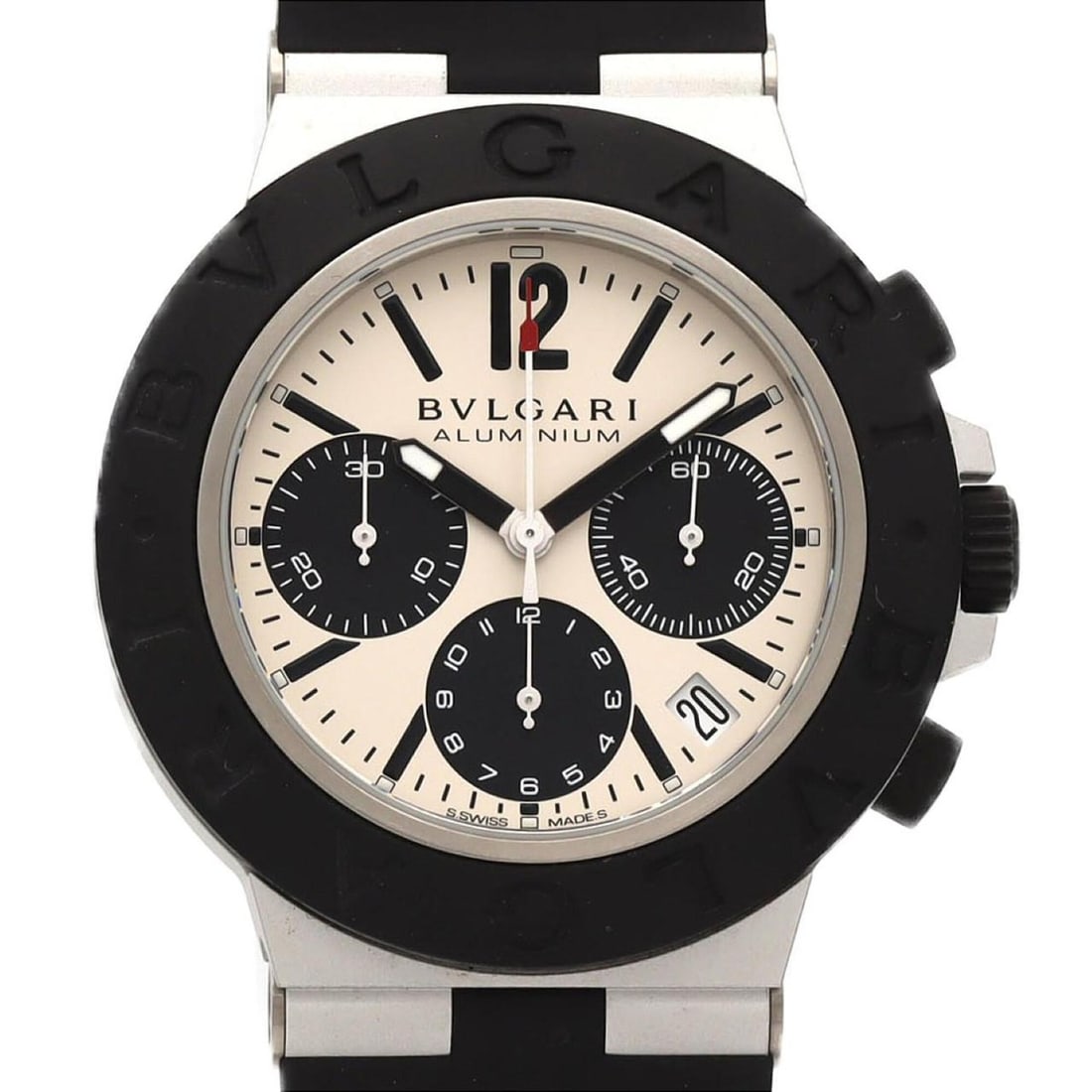 Bulgari Aluminum Chronograph BB40ATCH 103383 Titanium Automatic Watch (1 of 12)