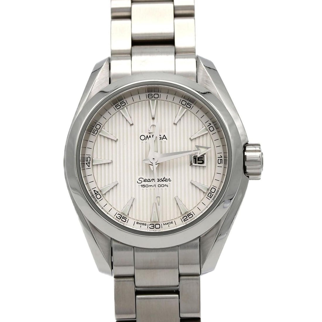 Omega Seamaster Aqua Terra 231.10.30.61.02.001 Stainless Steel Quartz Watch: --- Catalog ---Category: SizeWrist Size: 17cm / 6.69''Case Diameter: 30mm / 1.18''Category: DesignType: WristwatchGender: WomenColor (Dial): SilverMaterial (Band): Stainless steelMaterial (Case): Stai
