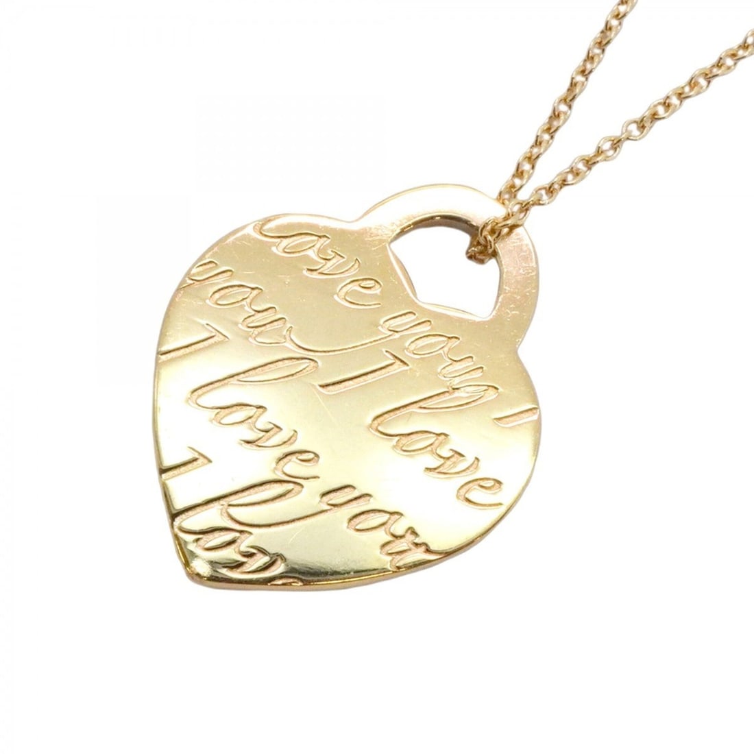 Tiffany & Co. Notes Heart Necklace, 18K Yellow Gold, Women's: --- Catalog ---Category: SizePendant Size: 19.8mm x 16mm / 0.77'' x 0.62''Neck Circumference: 40.5 cm / 15.94''Category: DesignGender: WomenMaterial: Yellow gold (18K)Necklace Type: NecklaceCategory: 