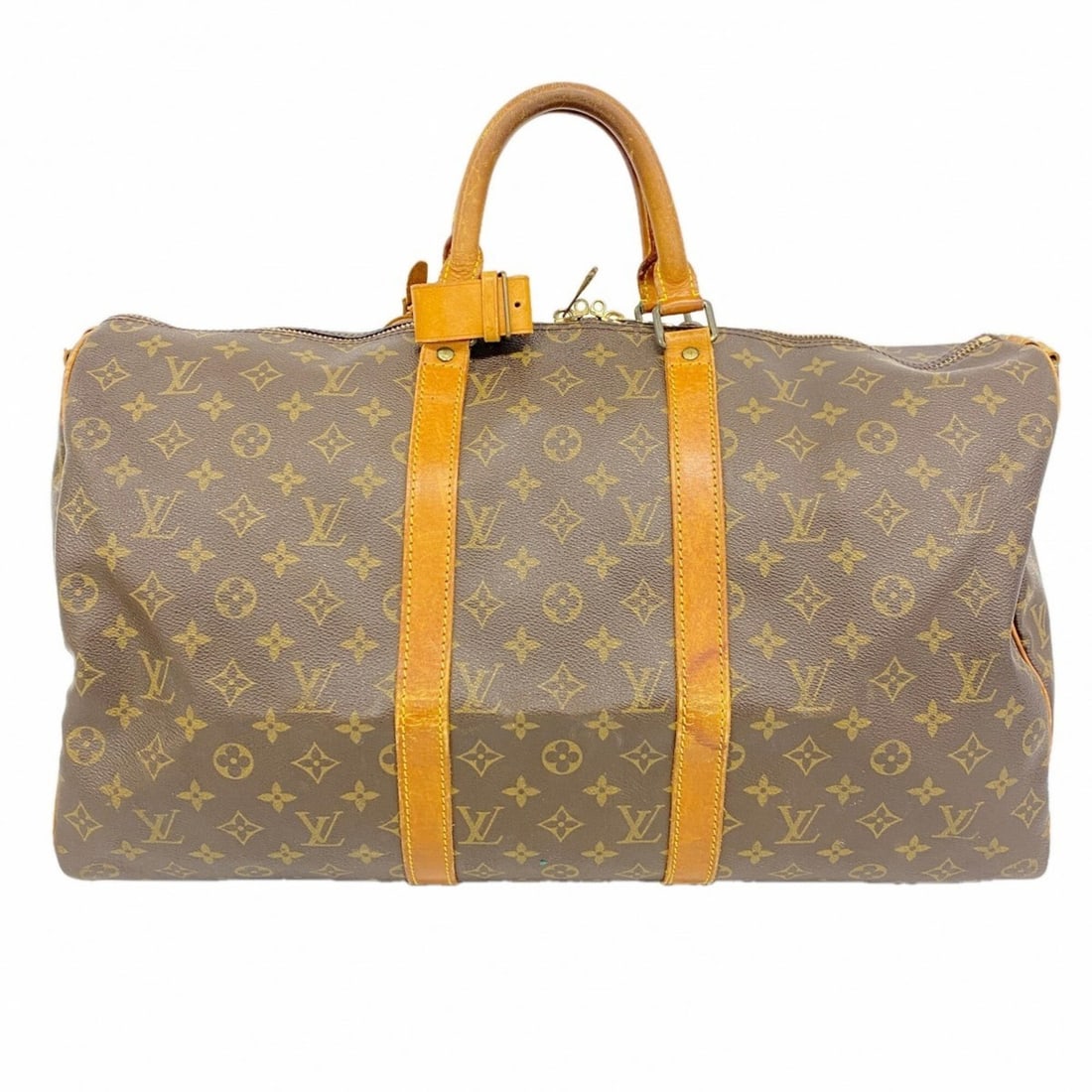 Louis Vuitton Bags - Boston Monogram Keepall Bandoulière 50 M41416 Brown Men's & Women's: --- Catalog ---Category: SizeSize (HxWxD): 29cm x 51.5cm x 23cm / 11.41'' x 20.27'' x 9.05''Category: DesignType: Boston bagColor: BrownGender: Men,WomenCategory: GeneralMPN: M41416Brand: Louis Vuitto