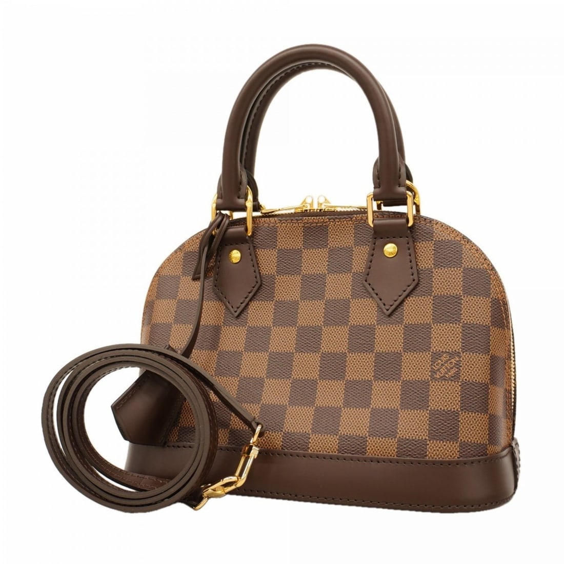 Louis Vuitton Damier Alma BB Handbag N40606 Ebene 2-way bag for women (1 of 13)