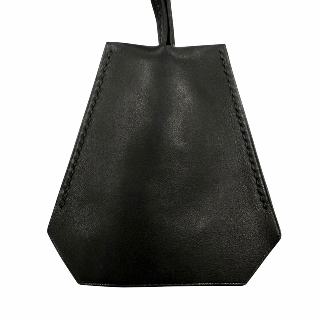 HERMES Hermes Leather Silver Hardware Margiela Era Clochette Necklace Black ?D Stamp Made in (1 of 11)