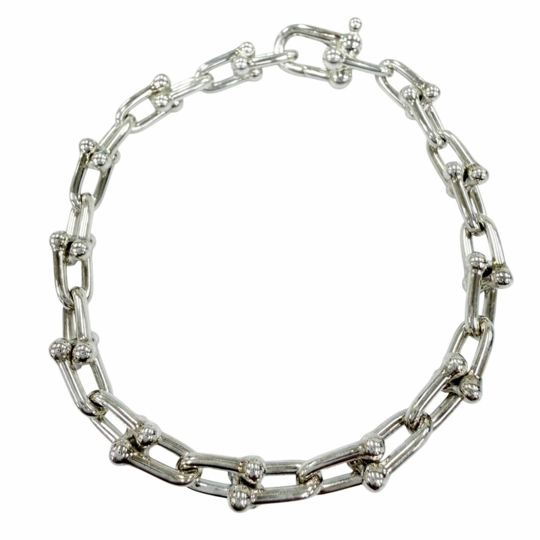 TIFFANY&Co. Tiffany HardWear Small Link Bracelet, 925 Sterling Silver, 26 links, Weight 18.4g, (1 of 9)