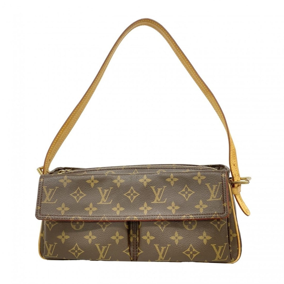 Louis Vuitton Monogram Vivacite MM Shoulder Bag M51164 Brown Women's (1 of 10)