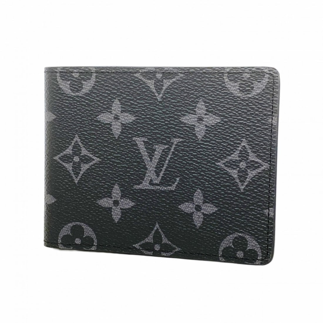 Louis Vuitton Monogram Eclipse Portefeuille Slender Wallet M62294 Black Men's (1 of 7)