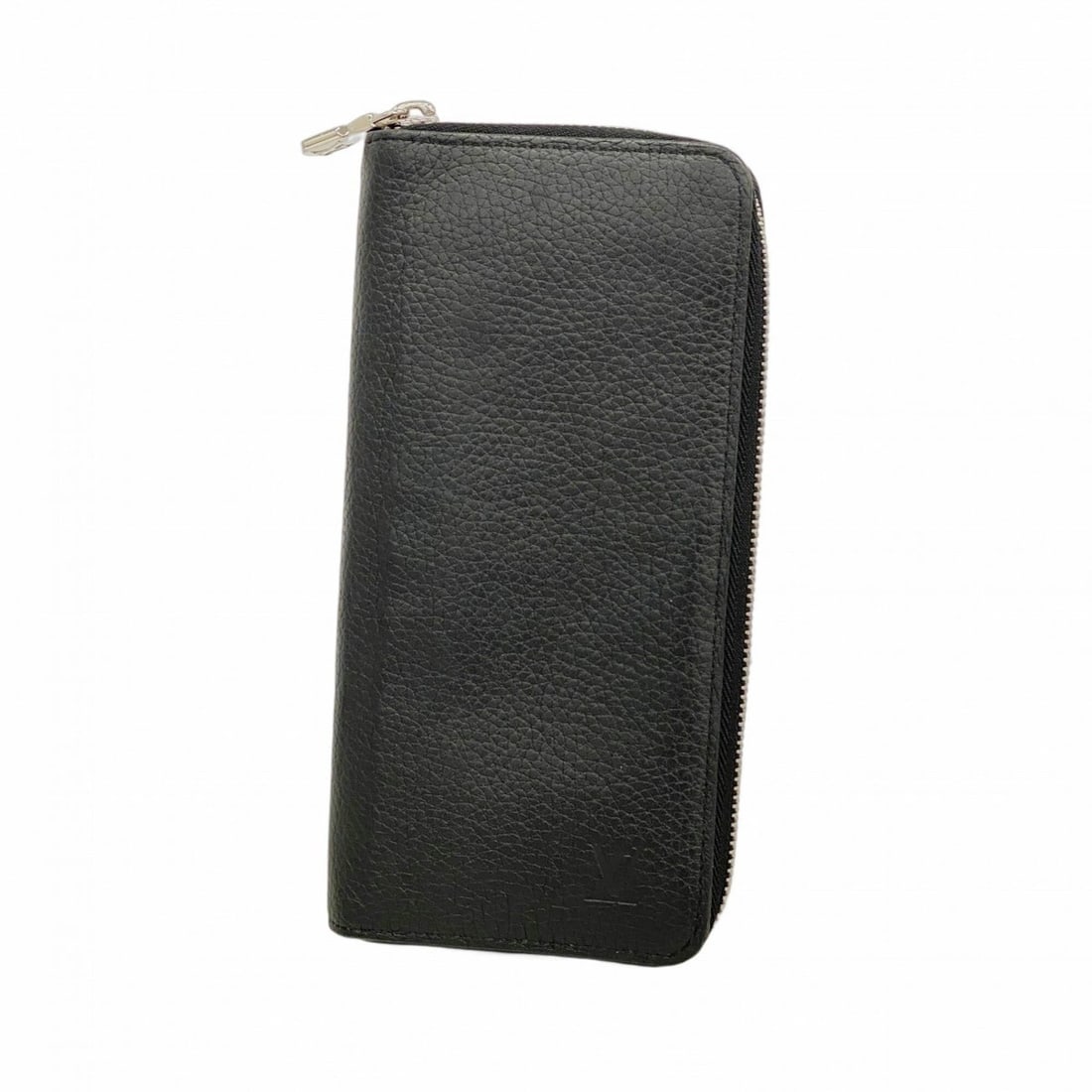 Louis Vuitton Long Wallet, Taurillon Leather, Zippy Wallet Vertical, M58412, Noir (Men's) (1 of 16)
