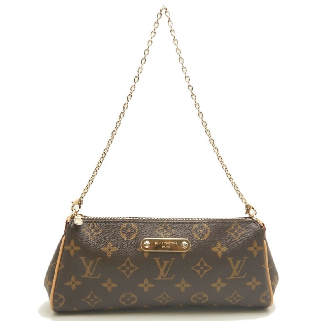LOUIS VUITTON Louis Vuitton Monogram Eva M13567 Shoulder Bag Brown Women's 253882: --- Catalog ---Category: SizeSize (HxWxD): 13cm x 26cm x 3cm / 5.11'' x 10.23'' x 1.18''Category: DesignType: Shoulder bagColor: BrownGender: WomenClosure: ZipperMaterial: Monogram Hardware Color: Gol