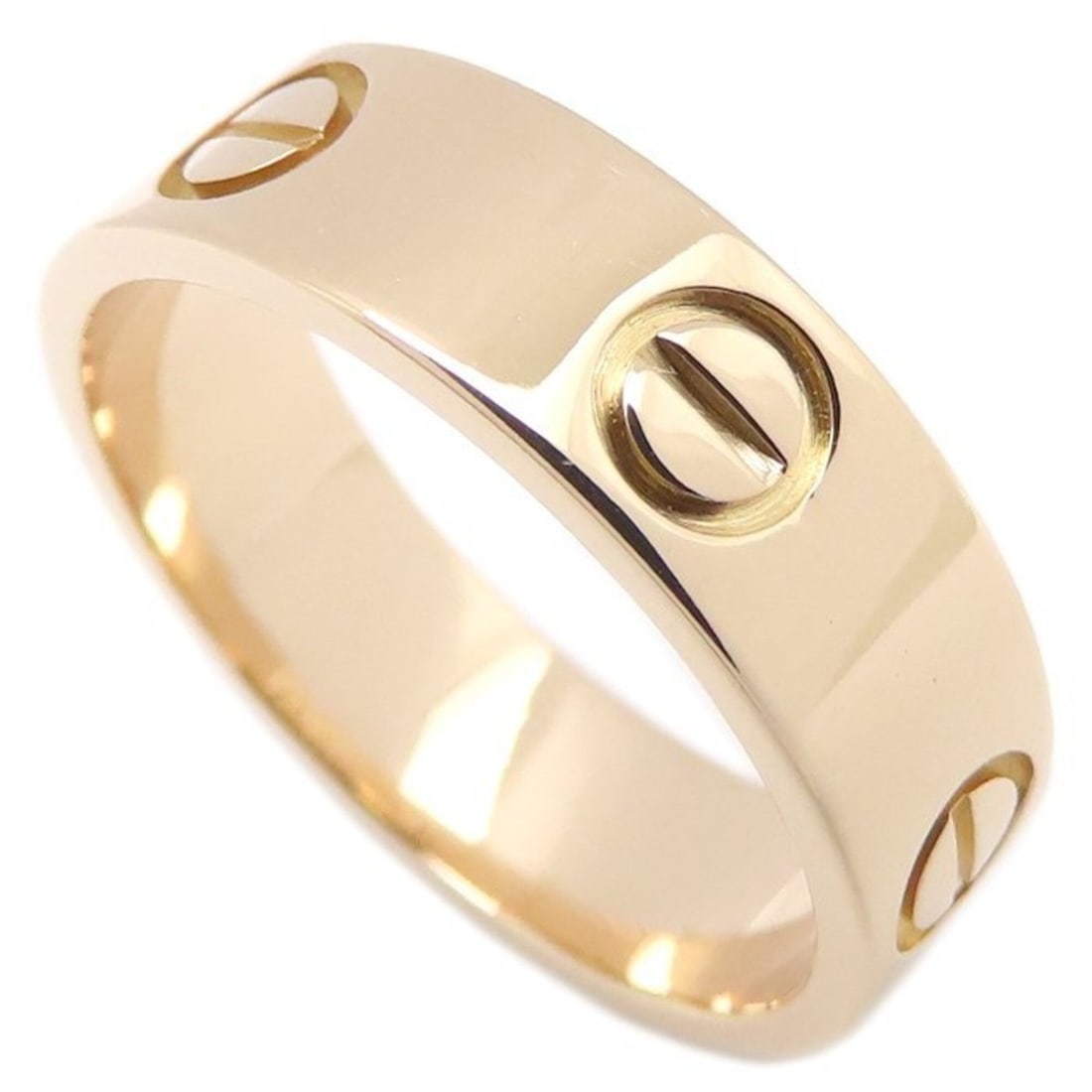 CARTIER Love Ring, Size #53, B4084800, 18K Pink Gold, Women's, 295538 (1 of 11)