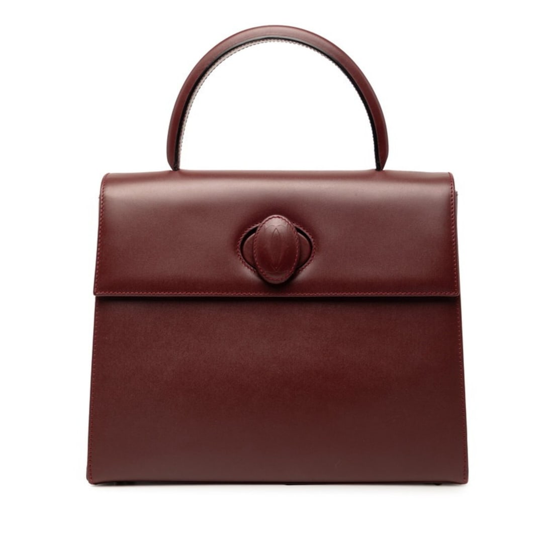 Cartier Must Line Handbag, Wine Red/Bordeaux Leather, Women's, CARTIER (1 of 14)