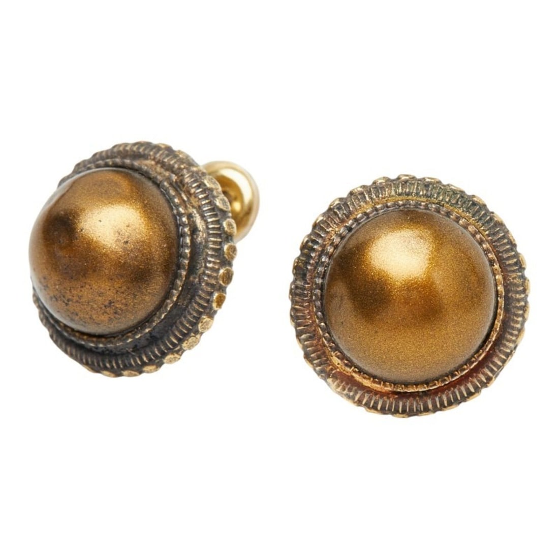 Chanel Vintage Stud Earrings 99A Women's CHANEL (1 of 10)