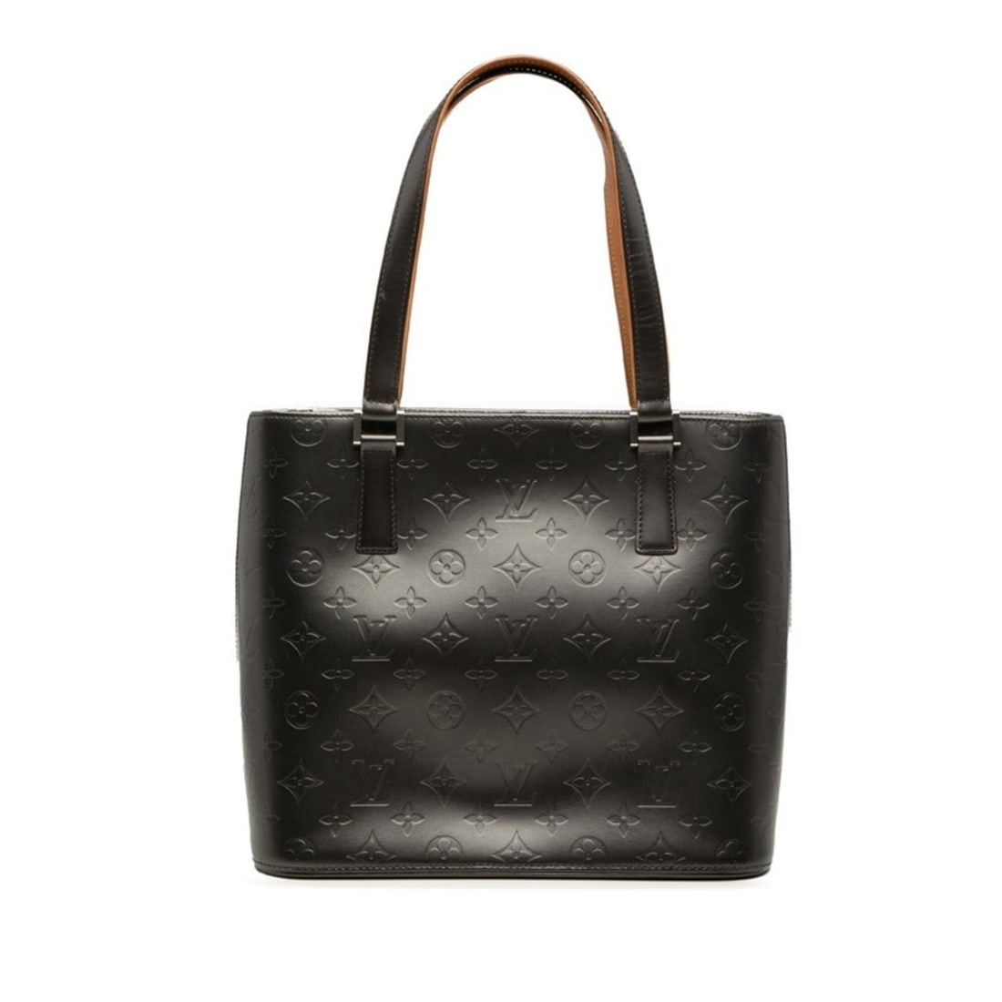 Louis Vuitton Monogram Matte Stockton Tote Bag Shoulder M55112 Noir Black Leather Women's LOUIS: --- Catalog ---Category: SizeHandle Drop: 20.00cm / 7.87''Size (HxWxD): 26cm x 29cm x 14cm / 10.23'' x 11.41'' x 5.51''Category: DesignType: Shoulder bag, Tote bagColor: Black, NoirGender: WomenClosur