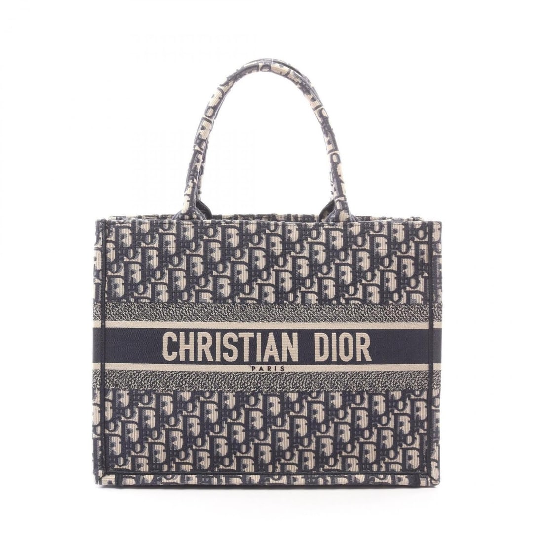 Christian Dior Dior BOOK TOTE Medium Tote Bag Handbag Canvas Women's Beige/Navy M1296ZRIW_M828 (1 of 15)