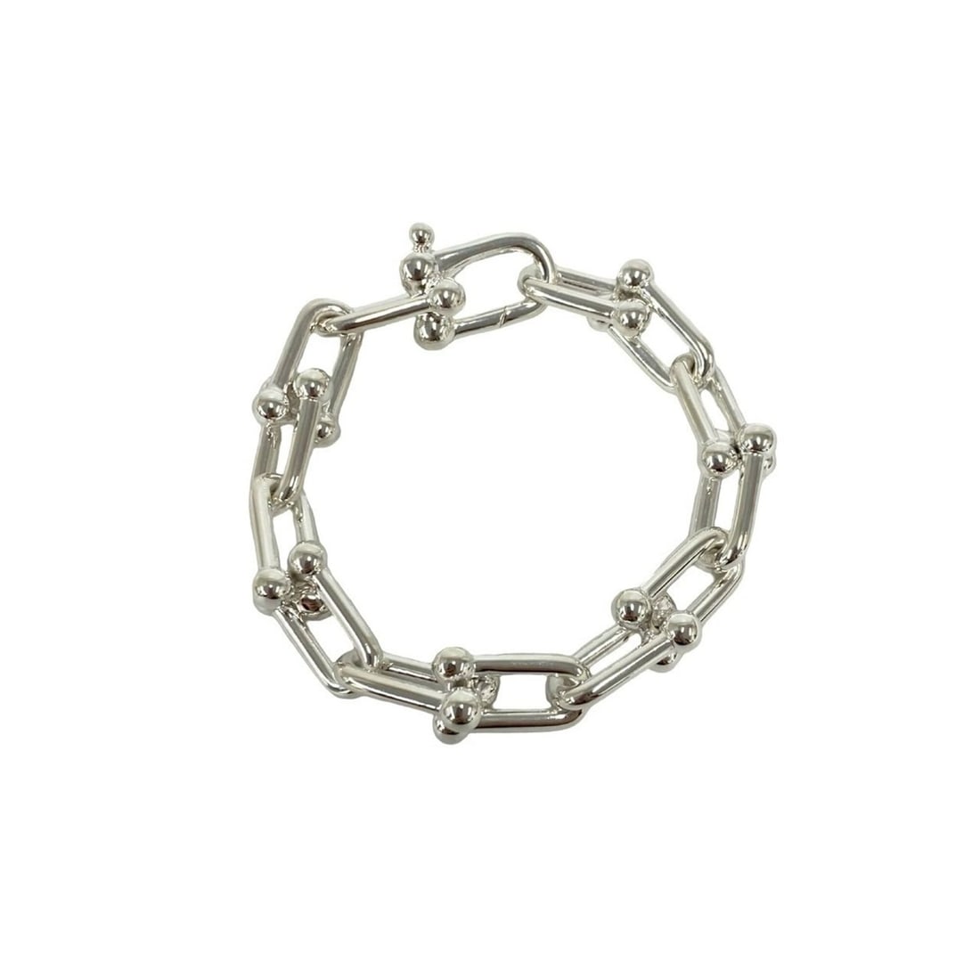TIFFANY&Co. Tiffany HardWear Large Link Bracelet, Sterling Silver 925, Accessory, 803-7: --- Catalog ---Category: SizeLength: 19cm / 7.48''Category: DesignType: Charm braceletColor: SilverGender: WomenMaterial: Silver 925Category: GeneralBrand: Tiffany--- Item List ---Section: ConditionRa