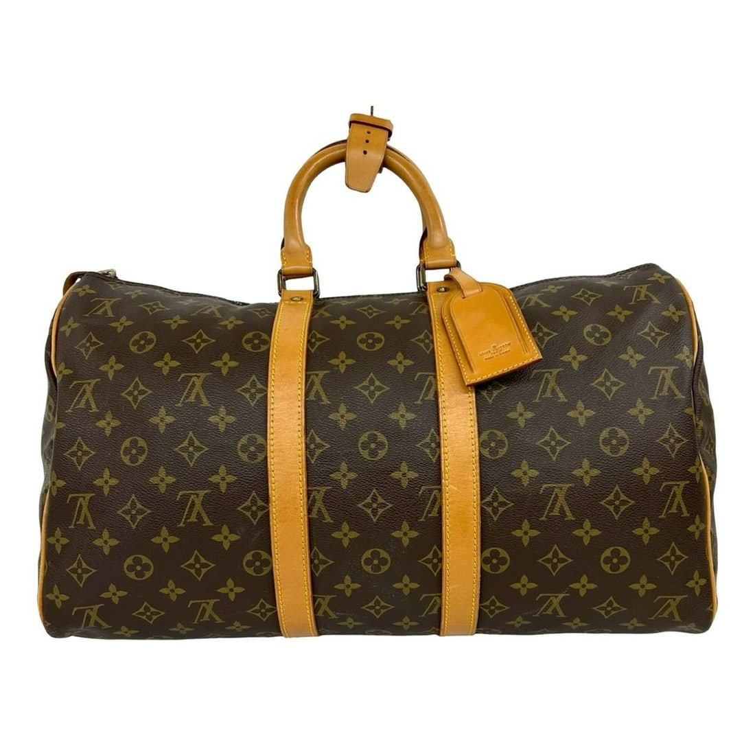 LOUIS VUITTON Vintage Keepall 45 Monogram Leather Boston Bag Travel Brown 36489: --- Catalog ---Category: SizeSize (HxWxD): 25cm x 47cm x 21cm / 9.84'' x 18.5'' x 8.26''Category: DesignType: Boston bagColor: BrownGender: WomenMaterial: Leather , PVC Category: GeneralBrand: Louis V