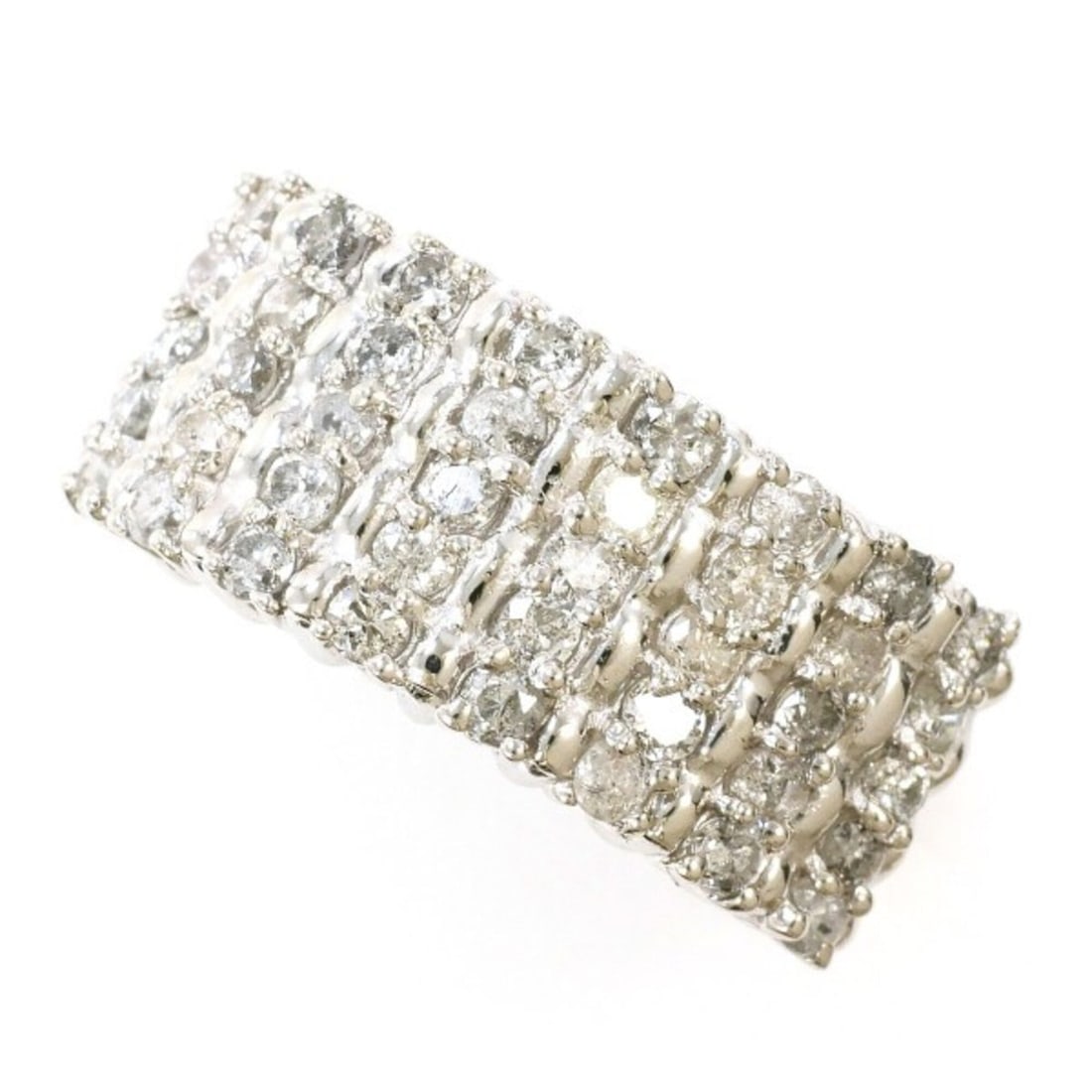 PT900 Platinum Ring with 1.00 Carat Diamond, Certificate of Authenticity Included, Total Weight: --- Catalog ---Category: SizeWidth: 9mm / 0.35''Weight: 5.7g / 0.2oz.JP Size: 10US Size: 5.5Category: DesignType: Band ringMetal: PlatinumStone: DiamondGender: WomenMaterial: Platinum 900Weight (ct.):