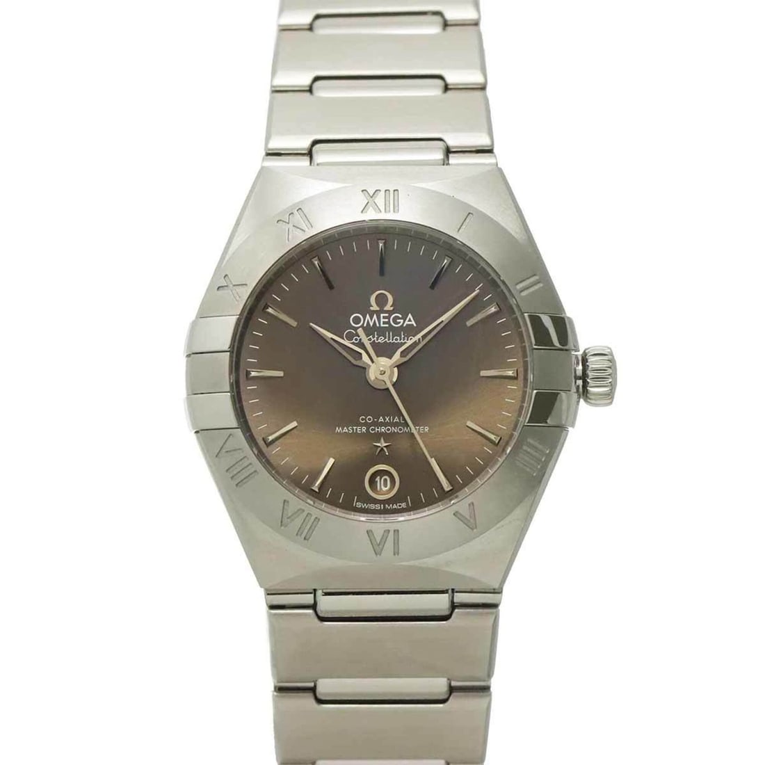Omega Constellation Manhattan 131 10 29 20 06 001 Ladies' Watch, Date, Gray, Automatic Movement: --- Catalog ---Category: SizeWrist Size: 16.5cm / 6.49''Case Diameter: 29mm / 1.14''Category: DesignType: WristwatchGender: WomenColor (Dial): GrayMaterial (Band): Stainless steelMaterial (Case): Stai