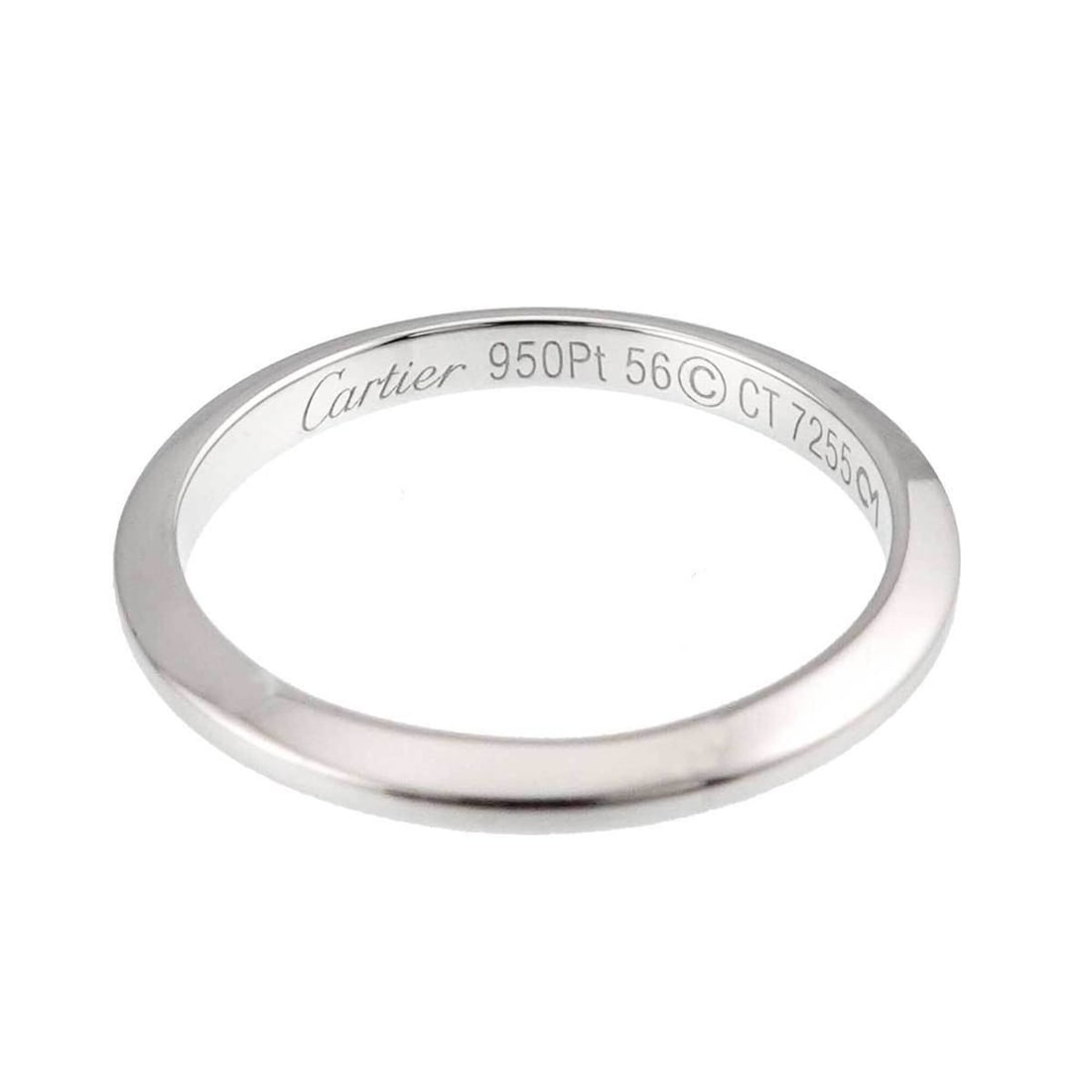 Cartier Declaration Ring #56, Platinum. - 3