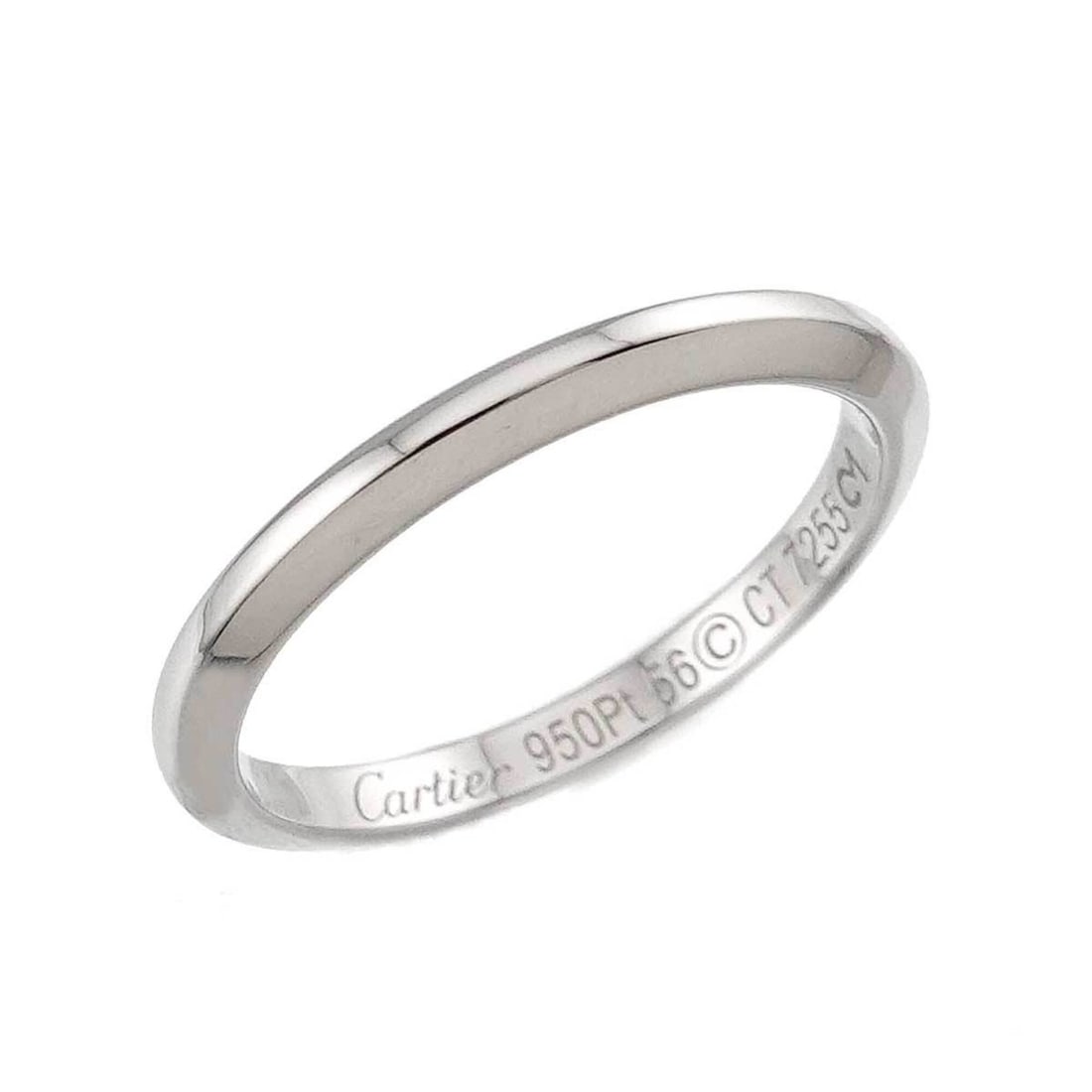 Cartier Declaration Ring #56, Platinum. - 5