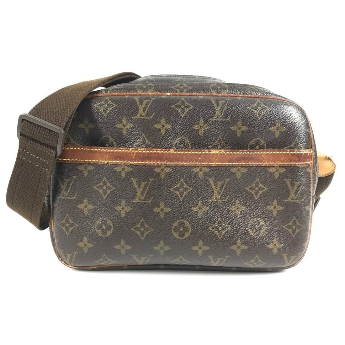 LOUIS VUITTON M45254 Monogram Reporter PM Crossbody Bag Shoulder Canvas Men's Women's Brown: --- Catalog ---Category: SizeSize (HxWxD): 18.5cm x 27.5cm x 7cm / 7.28'' x 10.82'' x 2.75''Category: DesignType: Shoulder bagColor: BrownGender: Men,WomenMaterial: Monogram Category: GeneralMPN: M452