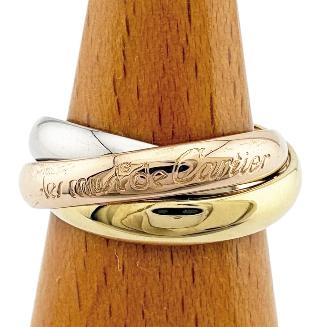Cartier Trinity Ring, 1, 18K Yellow Gold, Women's CARTIER (1 of 9)