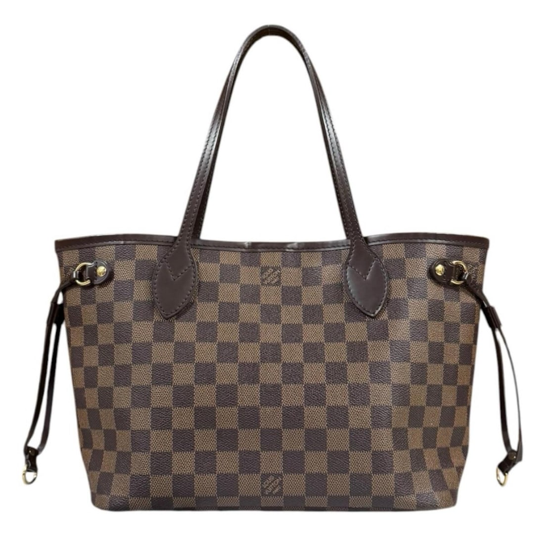 Louis Vuitton Neverfull PM LV Damier Tote Bag Canvas N51109 Brown Women's LOUIS VUITTON: --- Catalog ---Category: SizeSize (HxWxD): 21cm x 36cm x 12.5cm / 8.26'' x 14.17'' x 4.92''Category: DesignType: Pouch, Tote bagColor: BrownGender: WomenMaterial: Damier Canvas Category: GeneralMPN: N
