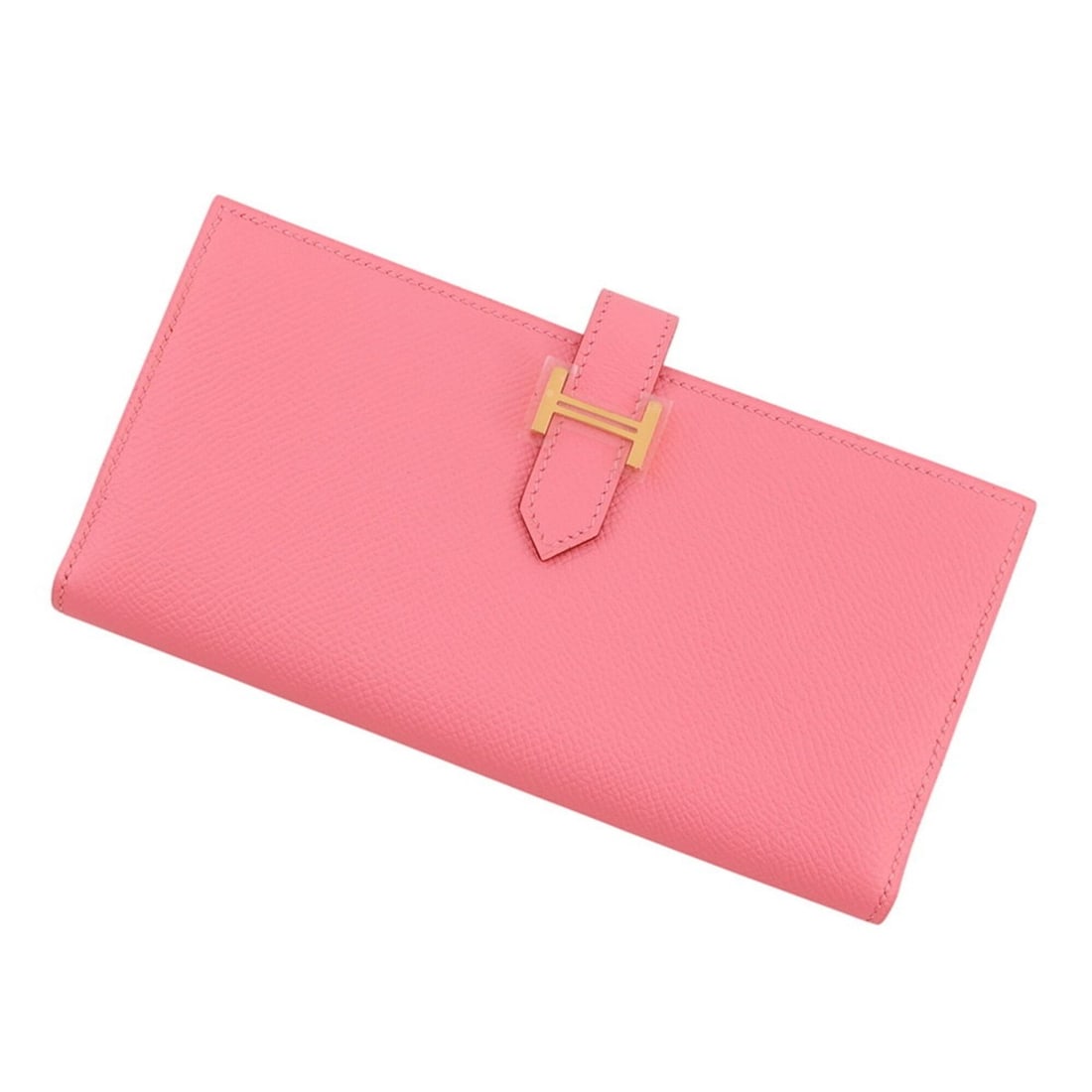 Hermes Bearn Soufflé Long Wallet, Rose Azalee Epsom Leather, T Stamp, HERMES WALLET (1 of 20)
