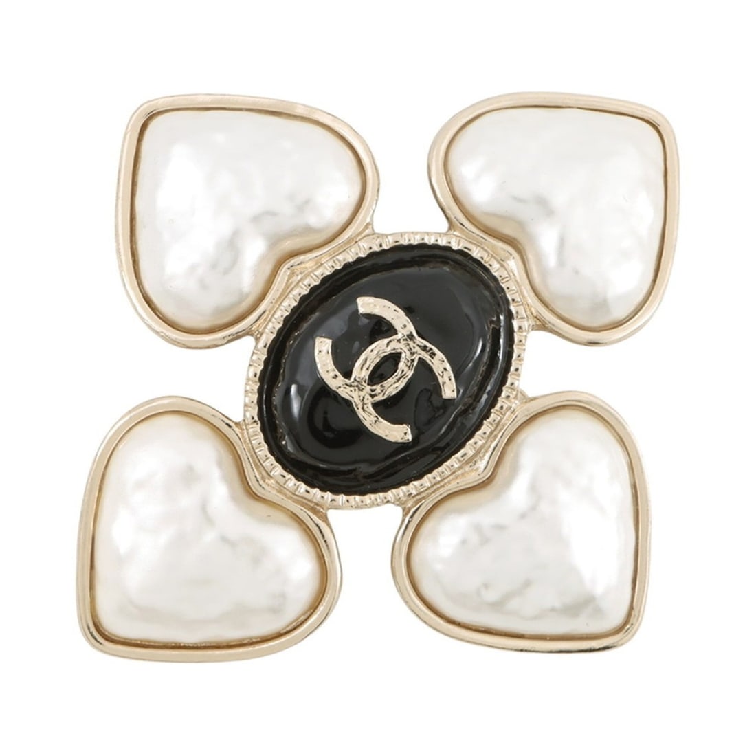 Chanel Brooch, Coco Mark, Heart, Faux Pearl, B22 C AB7517 CHANEL BROACH (1 of 14)