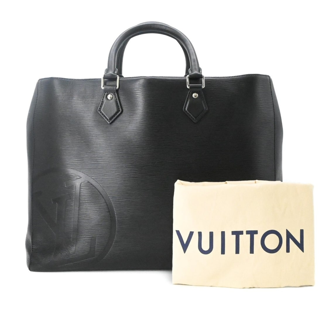 LOUIS VUITTON Louis Vuitton Epi Grand Sac Tote Bag Black Men's M55185: --- Catalog ---Category: SizeSize (HxWxD): 32cm x 41.5cm x 12cm / 12.59'' x 16.33'' x 4.72''Category: DesignType: Tote bagColor: BlackGender: MenMaterial: Epi leather Category: GeneralBrand: Louis Vui